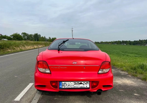 Hyundai Coupe cena 6800 przebieg: 194000, rok produkcji 2000 z Wadowice małe 67